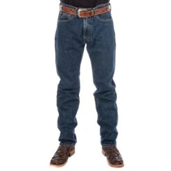 Levi Strauss & Co. Men's Regular Fit 505 Dark Stonewash Jeans 7 Levi Strauss & Co. Men's Regular Fit 505 Dark Stonewash Jeans -Western Wardrobe Sales Store 00505 4886 3