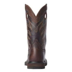 Ariat MEN`S GROUNDWORK WST BROWN 11` BITTER BROW SOFT TOE WORK -Western Wardrobe Sales Store 10034718 21