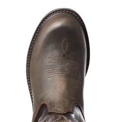 Ariat MEN`S GROUNDWORK PULL-ON H2O DARK BROWN 11` BITTER BROWN TOP SOFT TOE -Western Wardrobe Sales Store 10035965 3