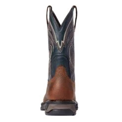 Ariat MEN`S WORKHOG XT COTTONWOOD BROWN OILED 11` MIDNIGHT BLUE TOP -Western Wardrobe Sales Store 10038317 2