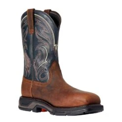 Ariat MEN`S WORKHOG XT COTTONWOOD BROWN OILED 11` MIDNIGHT BLUE TOP -Western Wardrobe Sales Store 10038317 3