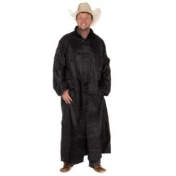M&F Black Weatherproof Slicker -Western Wardrobe Sales Store 1213001 M 4