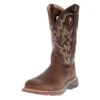 Twisted X Men's Tan Elephant Print 12in. Tan Top Nano Toe Work Boot