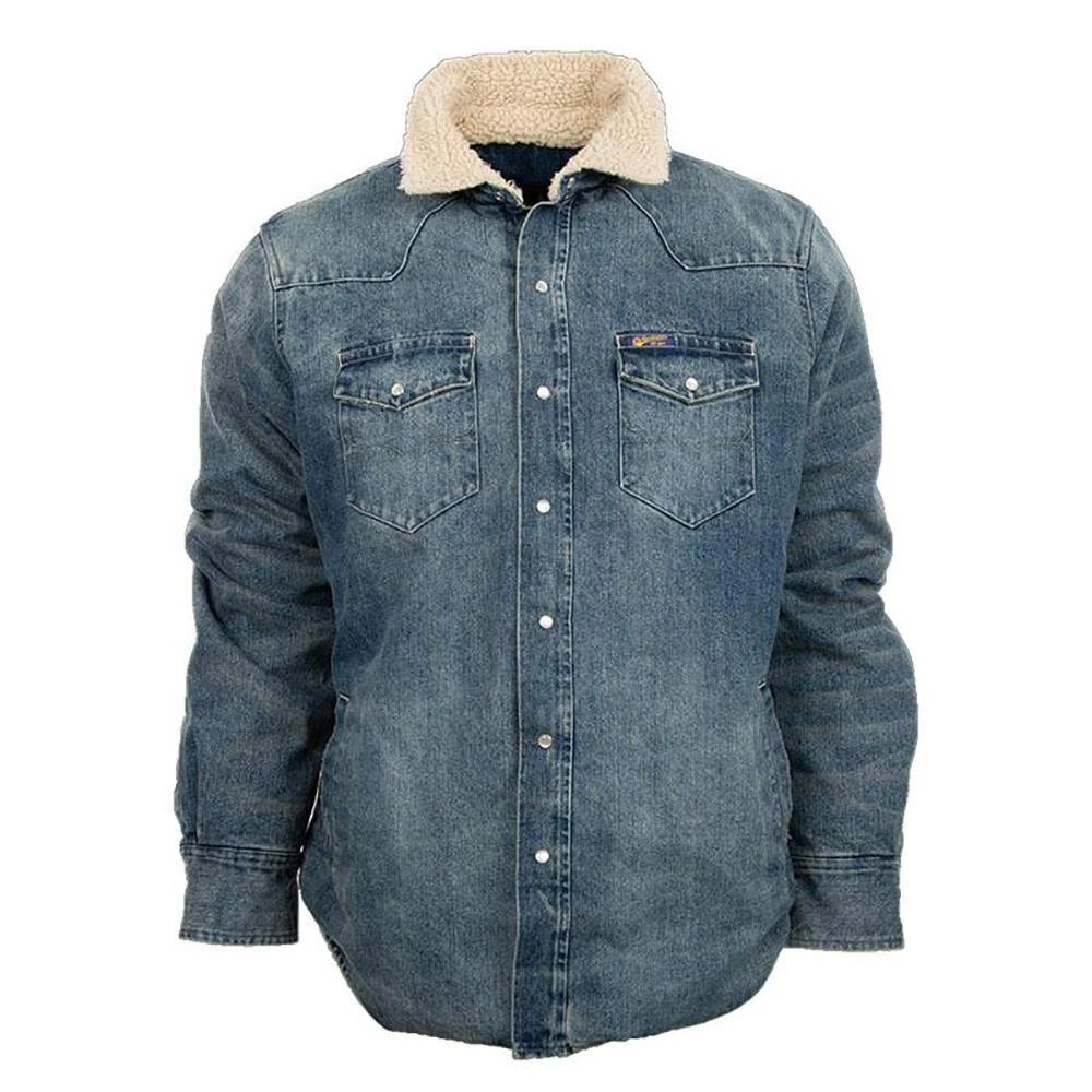 STS Ranch Wear Men's Clifdale Sherpa Lined Denim Jacket 1 STS Ranch Wear Men's Clifdale Sherpa Lined Denim Jacket