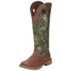 Justin Boots Men's Stampede Rush Strike Russet Woodlands Camo Snake Boot