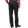 Wrangler Mens Riata Black Pleated Front Pants