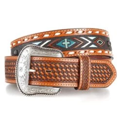Gem Dandy Accessories Men's Roper Navajo Design Belt