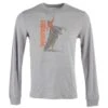Wrangler Grey Long Sleeve Bull Riding T-Shirt