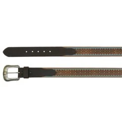 Men's JP West Embossed Aztec Pattern Belt