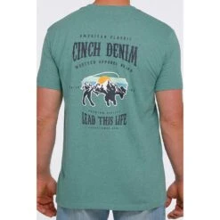 Cinch Men's Buffalo Back Graphic Tee