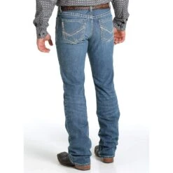 Cinch Men's Ian Medium Stonewash Boot Cut Jean