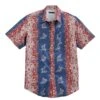 Tin Haul Men's Tropical Printed Short Sleeve Button Down