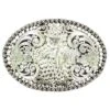 M&F Horse With Rhinestones Oval Buckle