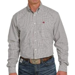 Cinch Men's Plaid Button Down Shirt