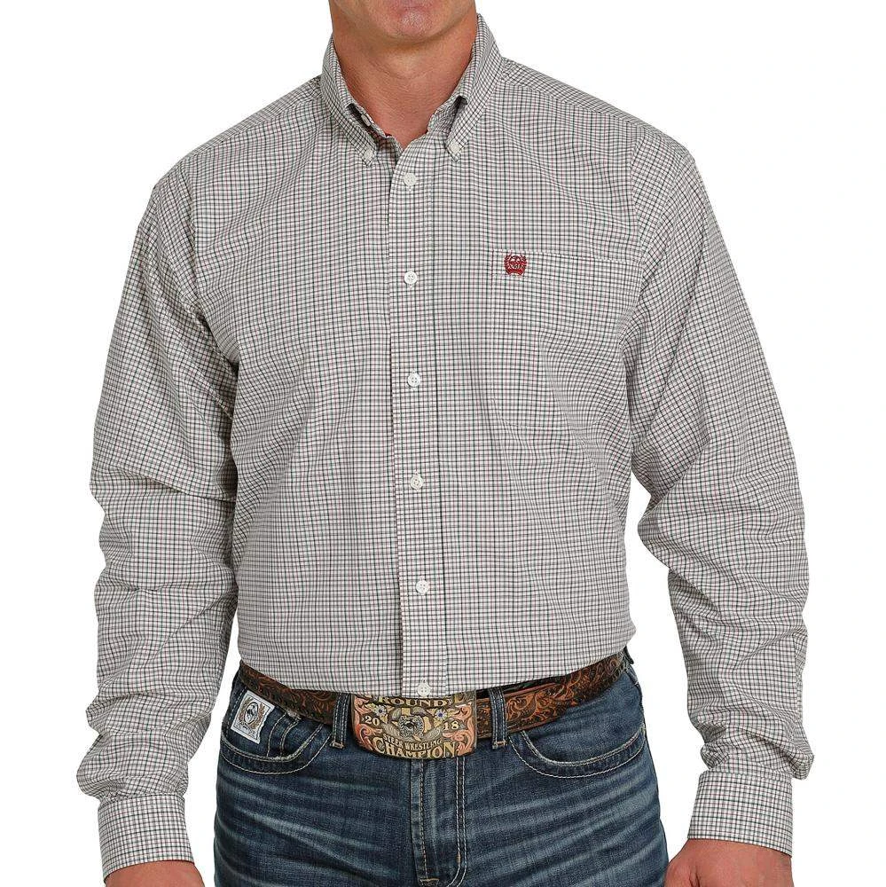 Cinch Men's Plaid Button Down Shirt 1 Cinch Men's Plaid Button Down Shirt