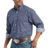 Ariat Men's Wrinkle Free Immanuel Fitted Shirt