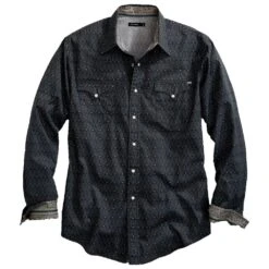 Tin Haul Men's Long Sleeve Snap Shirt