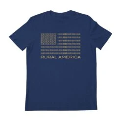 Rural Cloth Men's America Wheat Flag Tee