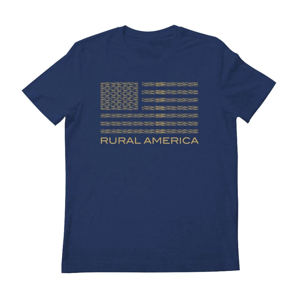 Rural Cloth Men's America Wheat Flag Tee 1 Rural Cloth Men's America Wheat Flag Tee