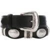 Men's Tony Lama Black Cutting Champ Belt