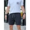 Burlebo Mens Matte Black Everyday Shorts