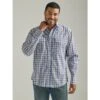 Wrangler Men's Wrinkle Resist Long Sleeve Snap Shirt