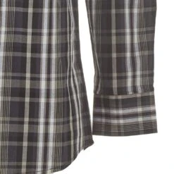 Cowboy Legend Men's Grey Plaid Long Sleeve Snap Shirt -Western Wardrobe Sales Store 6 12 P203 2