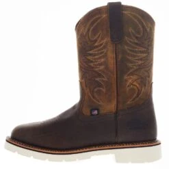 Weinbrennerusa Men's Thorogood Square Wellington Pebble Brown Soft Toe Boot -Western Wardrobe Sales Store 814 4332 03
