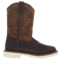 Weinbrennerusa Men's Thorogood Square Wellington Pebble Brown Soft Toe Boot -Western Wardrobe Sales Store 814 4332 05