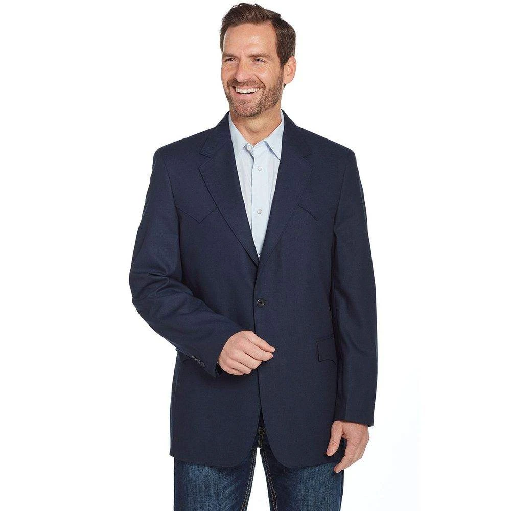 Circle S Mens Plano Navy Sport Coat 2 Circle S Mens Plano Navy Sport Coat - Image 2