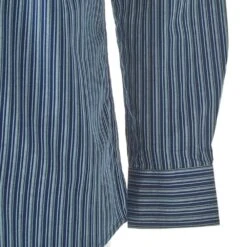 Cowboy Legend Men's Blue Striped Long Sleeve Snap Shirt -Western Wardrobe Sales Store CCM 308 2