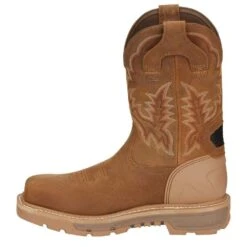 Justin Boots Men's Commander Montana Rust Waterproof 11in. Nano Composite Work Boot -Western Wardrobe Sales Store CR2124 2