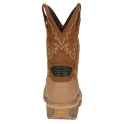 Justin Boots Men's Commander Montana Rust Waterproof 11in. Nano Composite Work Boot -Western Wardrobe Sales Store CR2124 3