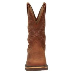 Justin Boots Men`s Resistor Russett 13` Russett H20 Soft Toe Square Work Boot -Western Wardrobe Sales Store CR4011 1