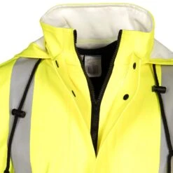 Rasco Fr Mens Hi Visibility Yellow FR Rain Jacket -Western Wardrobe Sales Store FR5926YH 3
