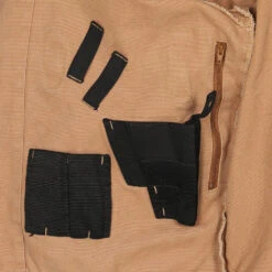 Wyoming Traders Men's Cotton Canvas Concealed Carry Chisum Jacket -Western Wardrobe Sales Store JCTM TAN 2