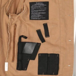 Wyoming Traders Men's Cotton Canvas Concealed Carry Chisum Jacket -Western Wardrobe Sales Store JCTM TAN 3