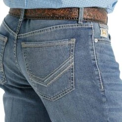 Cinch Men's Ian Medium Stonewash Jeans 5 Cinch Men's Ian Medium Stonewash Jeans -Western Wardrobe Sales Store MB56436001 02