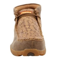 Twisted X Men`s Bomber Tan Ostrich Nano Toe Driving Moc -Western Wardrobe Sales Store MDMNT03 04