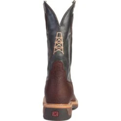 Twisted X Men's Oiled Cognac Steel Toe Lite Weight Cowboy Work Boots -Western Wardrobe Sales Store MLCS006 4