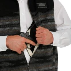 Cinch Men's Wooly Vest -Western Wardrobe Sales Store MWV1543006 03