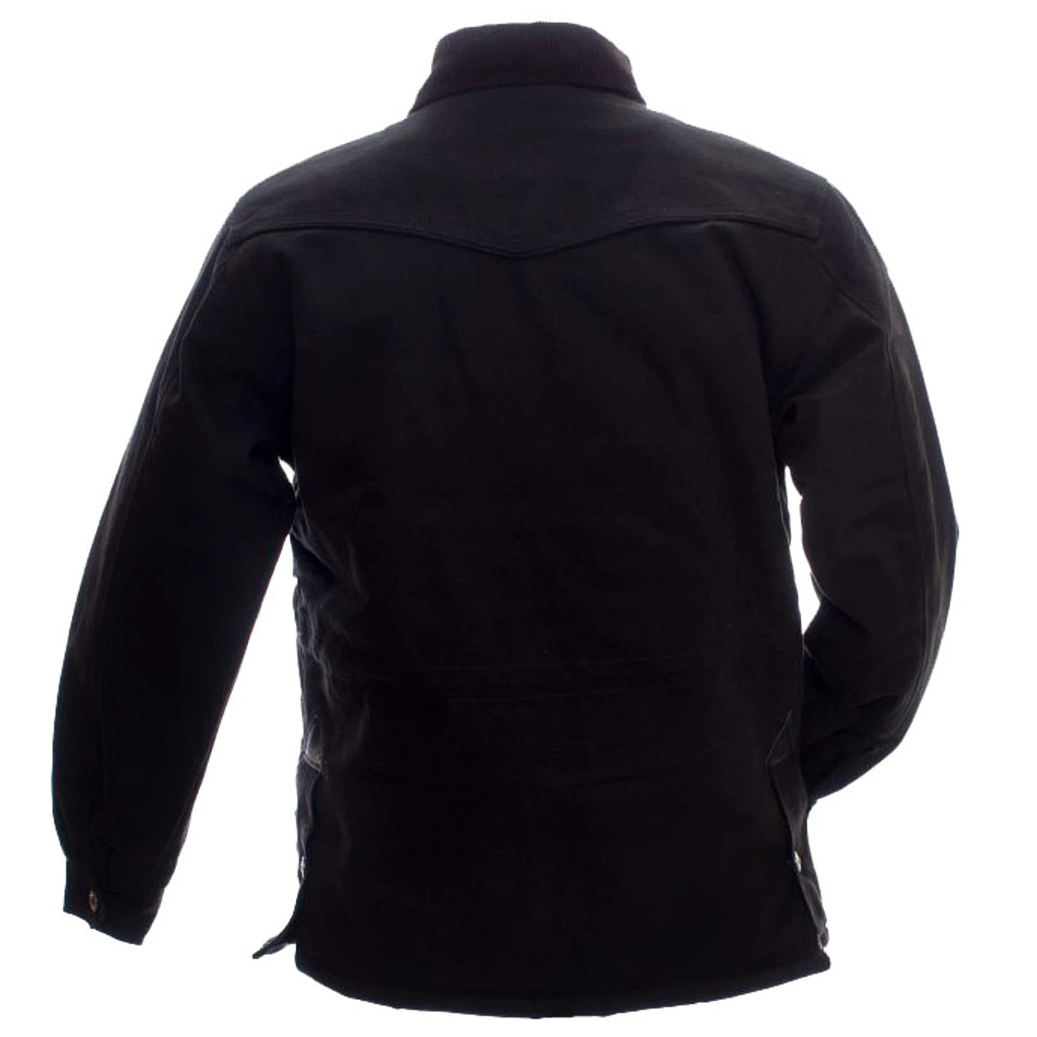 Wyoming Traders Mens Black Canvas Ranch Coat 2 Wyoming Traders Mens Black Canvas Ranch Coat - Image 2