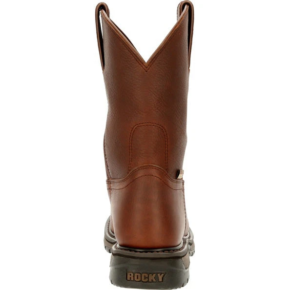 Rocky Boots Men Original Ride 10` Soft Toe Work Boot 4 Rocky Boots Men Original Ride 10` Soft Toe Work Boot - Image 4