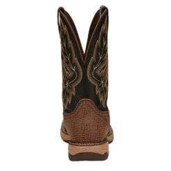 Tony Lama Men's Medford Brown WP Soft Toe Wide Square Toe Work Boot -Western Wardrobe Sales Store RR3374 4