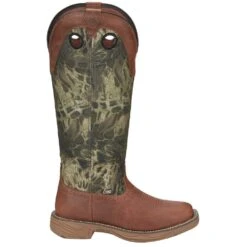 Justin Boots Men's Stampede Rush Strike Russet Woodlands Camo Snake Boot -Western Wardrobe Sales Store SE4380 4