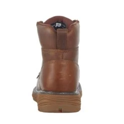 Justin Boots Mens Stampede Rush Barely Cowhide 6in Lace Up Soft Toe Work Boot -Western Wardrobe Sales Store SE470 4