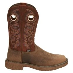 Justin Boots Men's Peanut Tan Water Buffalo 11in. Bronze Orange Top Work Boot -Western Wardrobe Sales Store SE7402 5