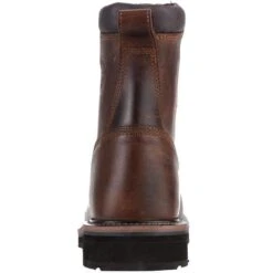 Justin Boot Company Mens Rugged Tan Steel Toe Lace Up Work Boots 7 Justin Boot Company Mens Rugged Tan Steel Toe Lace Up Work Boots -Western Wardrobe Sales Store WK682 4