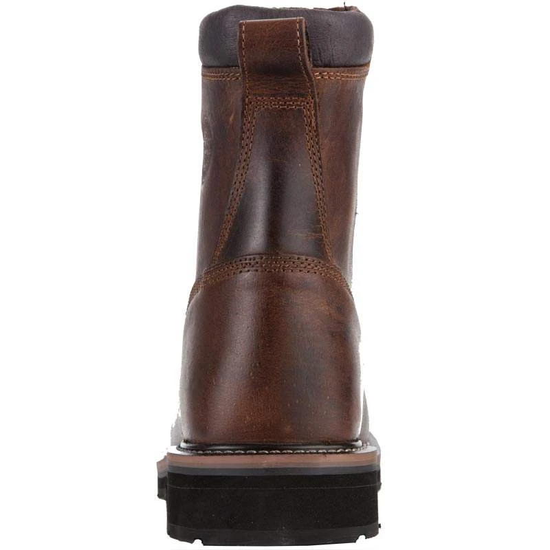 Justin Boot Company Mens Rugged Tan Steel Toe Lace Up Work Boots 3 Justin Boot Company Mens Rugged Tan Steel Toe Lace Up Work Boots - Image 3